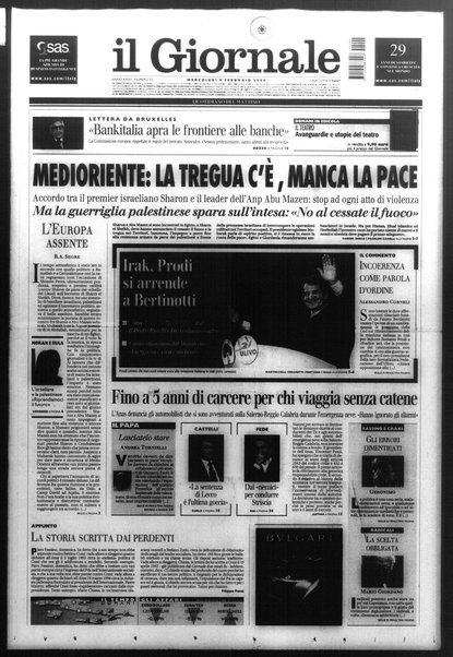 Il giornale : quotidiano del mattino